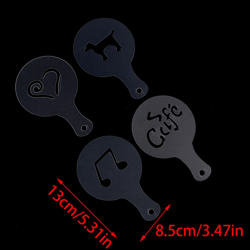 

16pcs/Set Chic DIY Coffee Decor Tool Stencils Cappuccino Mold Latte Art Barista