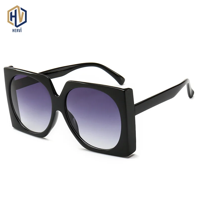 Квадратные Солнцезащитные очки больших размеров в винтажном стиле женские