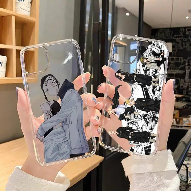 

Tokyo Revengers Phone Case For iphone 13 12 11 8 7 plus mini x xs xr pro max Transparent soft