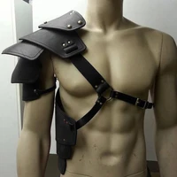 medieval male leather tops shoulder harness strap fetish men bdsm body bondage gay harness erotic gay clothing for adult sex