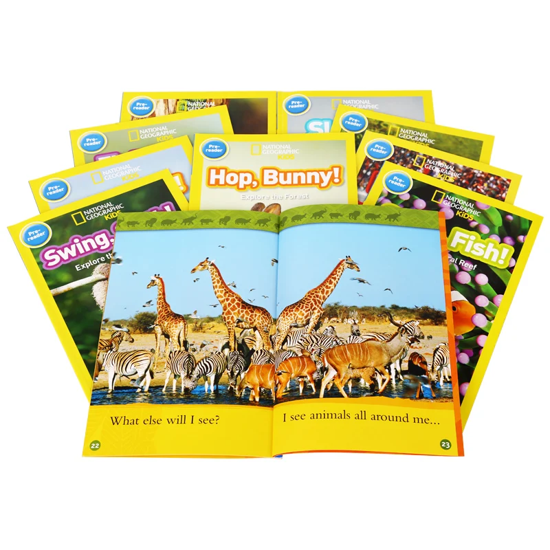 20 Volumes/sets of English Picture Books Know Animals Children's Science Textbooks Super Reader Children's Knowledge 5 Years Old enlarge