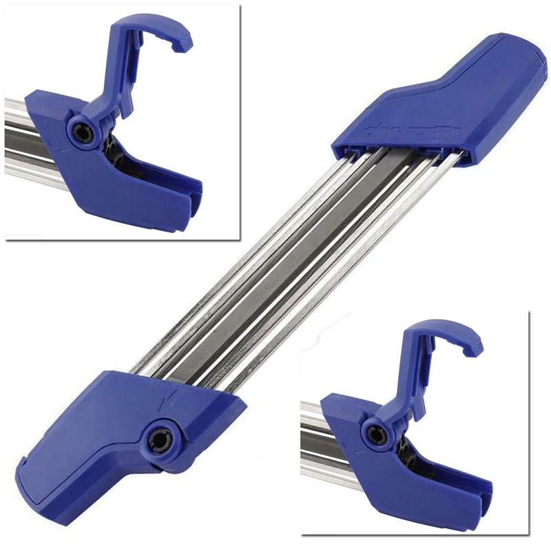 

Blue 2 in 1 Easy Chain Saw Sharpener Handheld Mini Metal File Electric Grinder Fast Chain Saw Sharpener 4.8 mm Accessory Tool