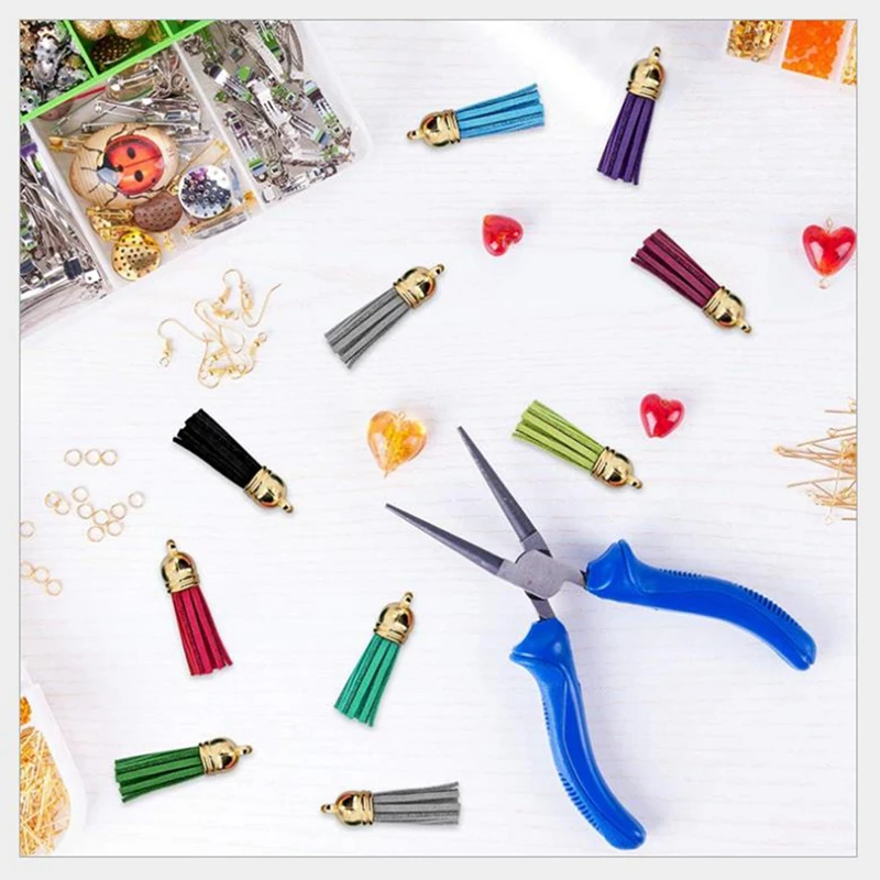 

360Pcs Dog Chain Key Chain Key Ring Set DIY Handmade Key Hoisting Making Tassel Jewelry Accessories