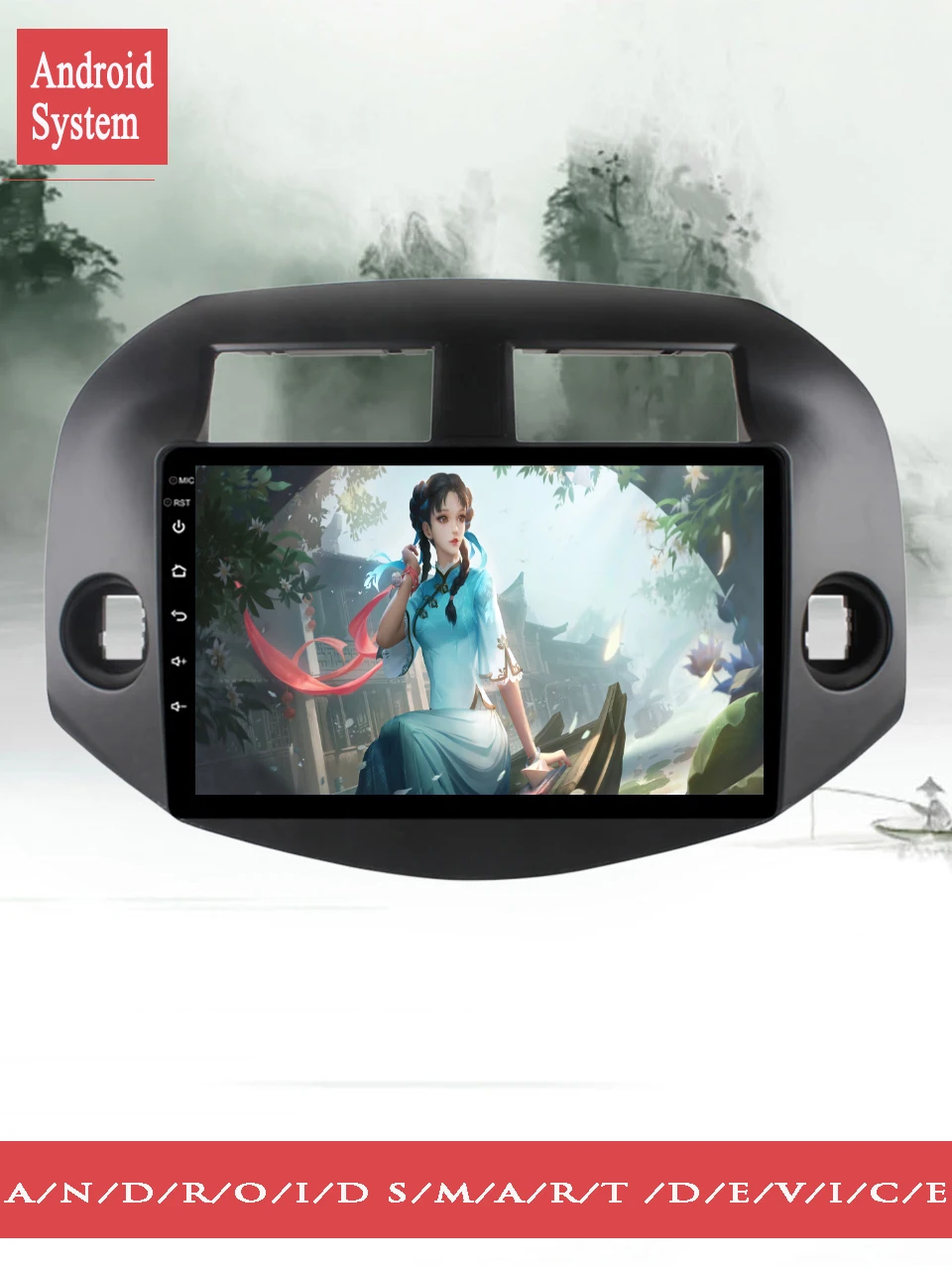Android 10 0 GPS навигация 2 DIN Автомобильный мультимедийный плеер для toyota rav4 2007 2008 2009 2010