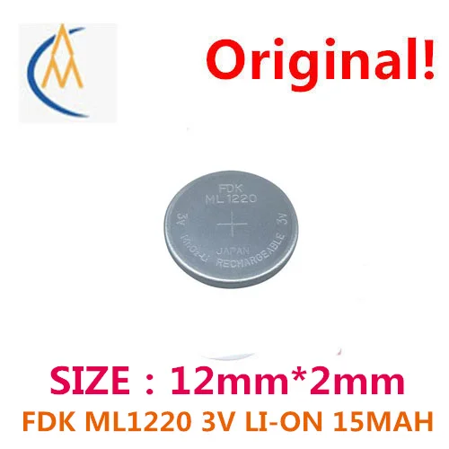 

Материнская плата для ноутбука FDK ML1220, 3 в, кнопка, аккумулятор, резервная перезаряжаемая память COMS с информацией о магазине ног