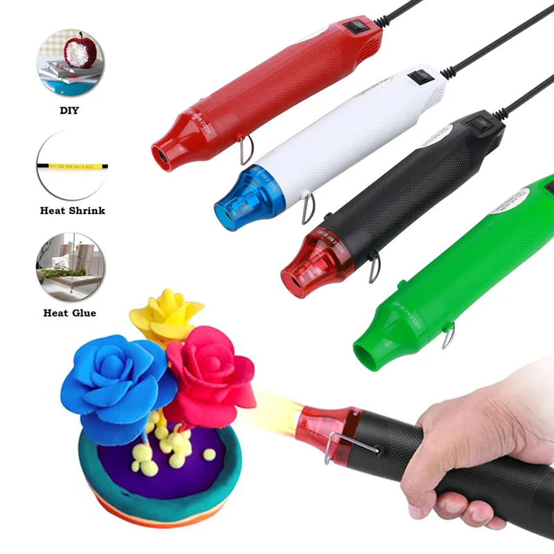 

Hot Air Pistol 300W DIY Durable Welding Torch Heat Pistol Rework Station Black Plastic Hardware Accessories Soldering Nozzles