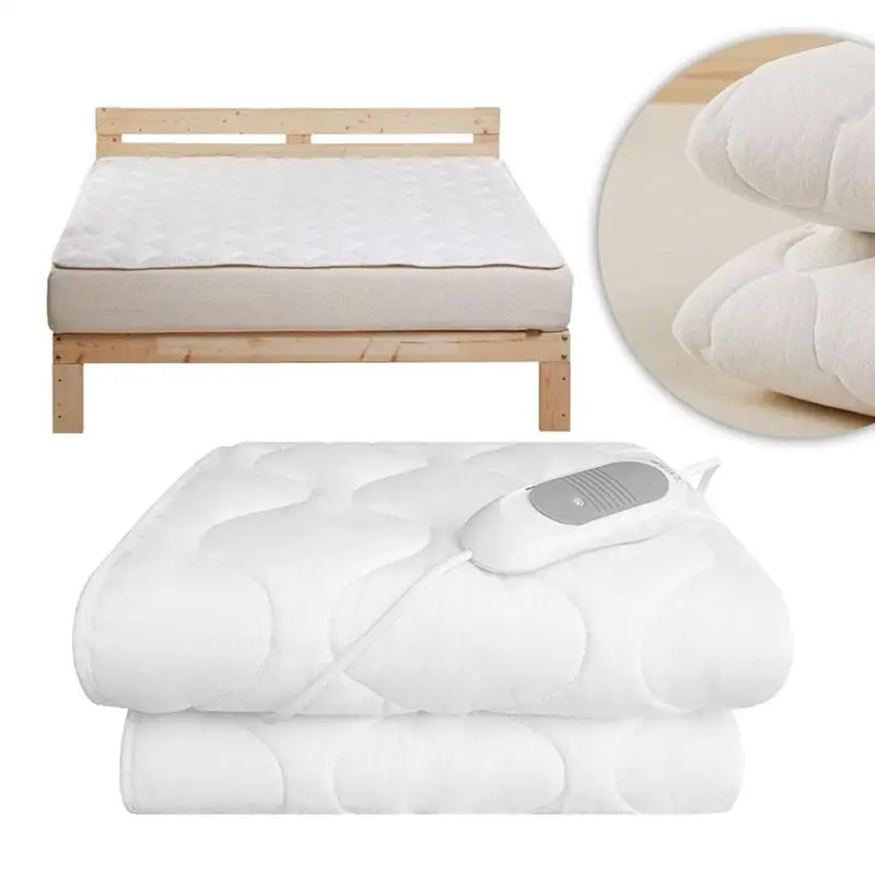 Однослойное электрическое одеяло с подогревом мягкий теплый матрас покрывало