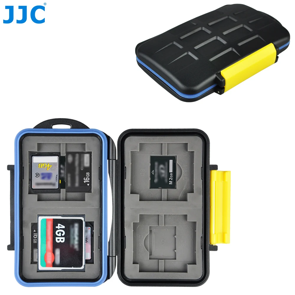 Карта памяти JJC 4 x CF SD XD карты MemoryStick Pro Duo компактный жесткий водонепроницаемый