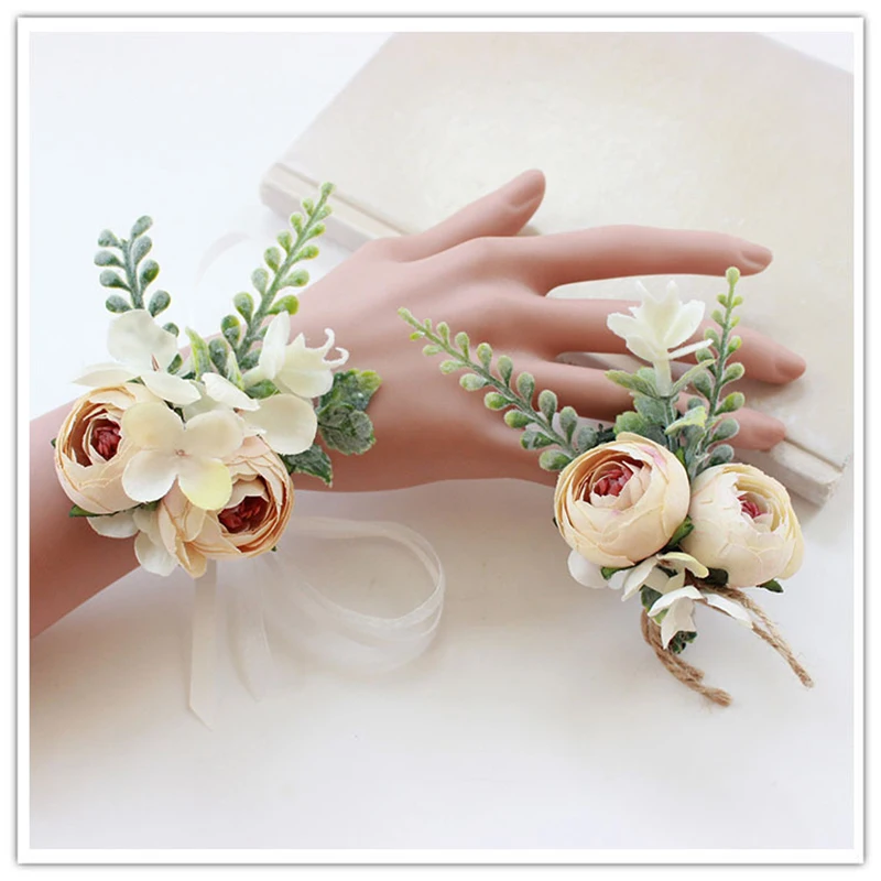 Искусственный цветок с головой камелии Шелковая Роза 3 5 см для украшения дома