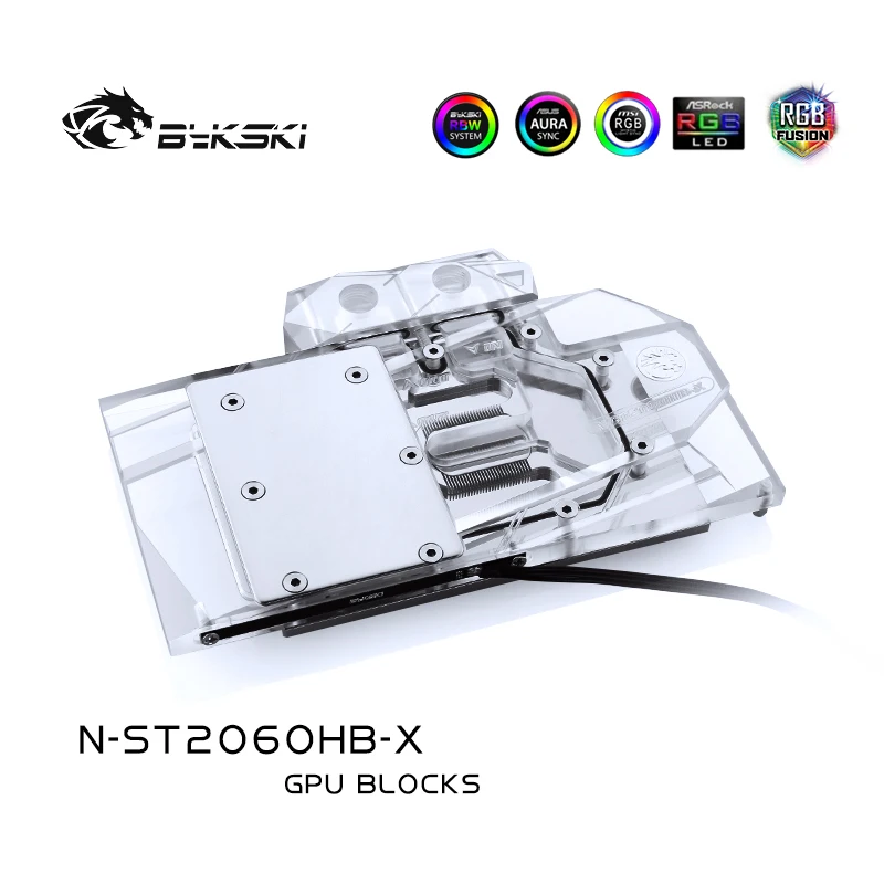 Bykski N-ST2060HB-X Full Cover Graphics Card Water Cooling Block For Zotac RTX2060-6GD6 OC HB/GTX1660Ti-6GD6 HA | Компьютеры и офис