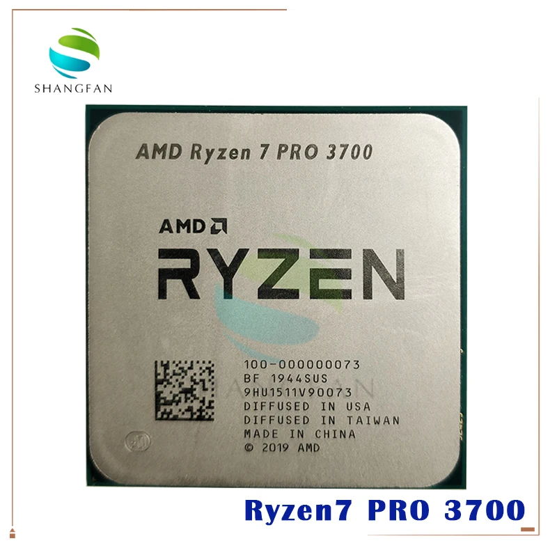 AMD Ryzen 7 PRO 3700 R7 3 6 ГГц 7NM L3 = 32M 100-000000073 Восьмиядерный процессор с шестнадцатью