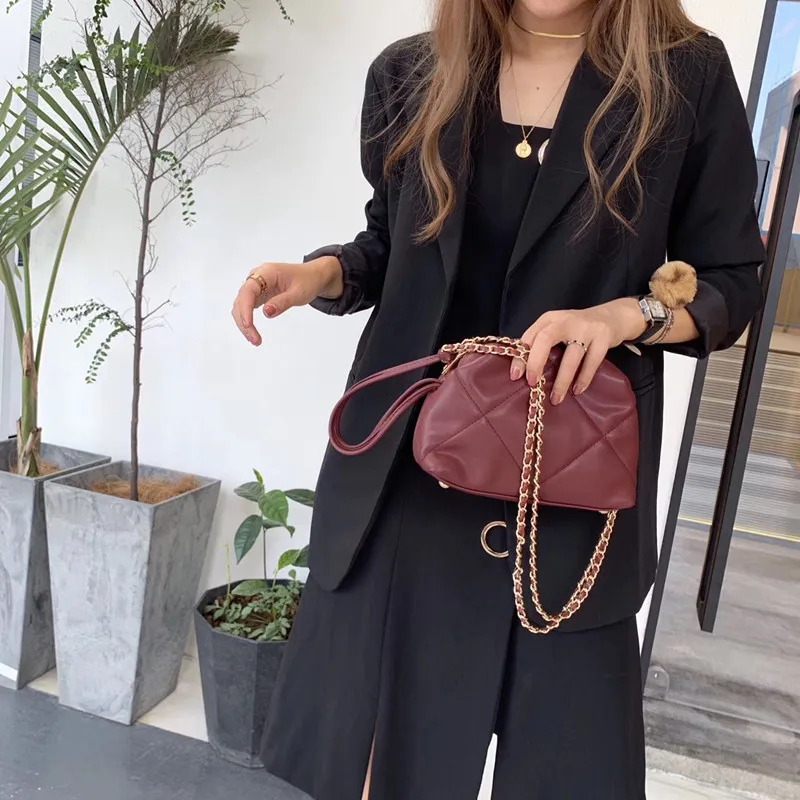 Ретро женская сумка простые пельменты мессенджер дизайнерская облачная Женская