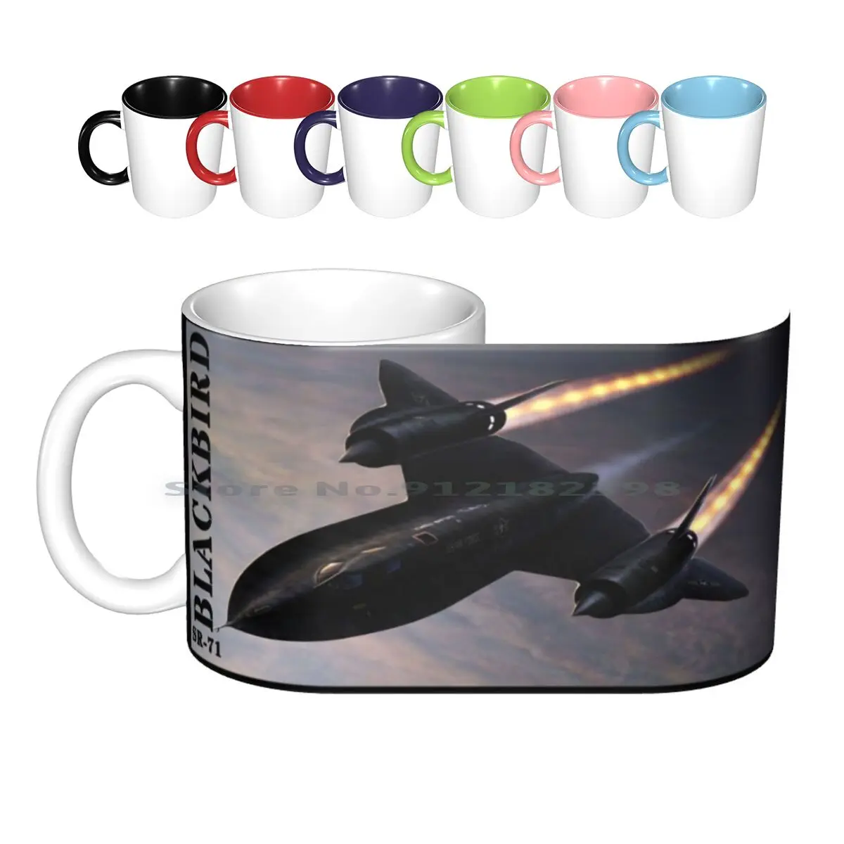 

Sr - 71 художественные керамические кружки, кофейные чашки, Кружка для молока и чая, Sr 71 Blackbird Isr Beale, база ВВС Sr 71 Blackbird Air Force Sr71 Air