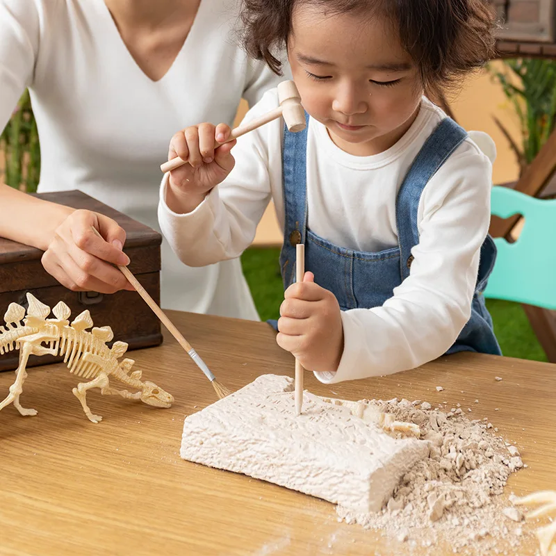 

Educational Dinosaur Fossil Excavation Toys Archaeological Dig DIY Assembly Model For Children Boys Girls Birthday Xmas Gifts