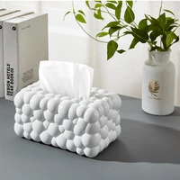 tissue boxes end table paper box family living room dining room nordic simple light luxury desktop papers case lovely creativity