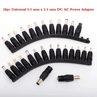 28pc universal 5 5 mm x 2 1 mm dc ac power adapter tips connector for scooter hoverboard ebike laptop
