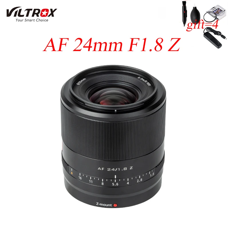 

Viltrox 24mm F1.8 Z Camera Lens full frame Auto Focus Portrait Prime Eyes Focus AF For Mirrorless Nikon Z ZFC Z50 Z5 Z6 Z6II Z7