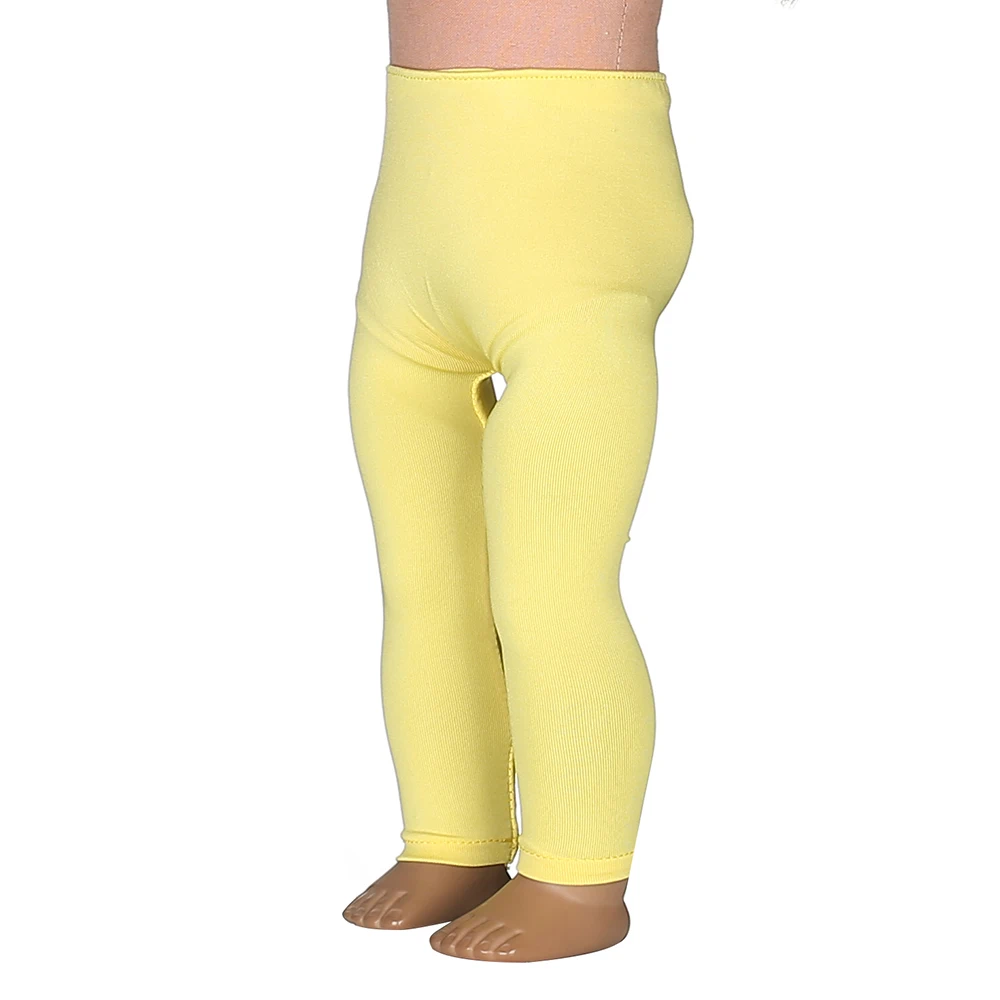 

14different Colors Tight Pants Fit 18 Inches Doll Baby Doll Clothes Accessories Handmade Fashion Pants ClothesN400