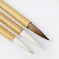 calligraphy brush pen chinese writting watercolor painting bamboo calligraphy brushes weasel woolen multiple hairs calligraphie