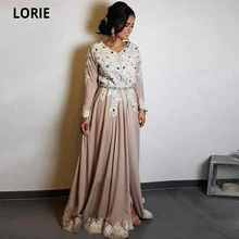 Lorie vestido de noite formais do marrocos, rendas, kaftan, com manga longa, vestidos de baile, eventos especiais, vestido de mãe (1)