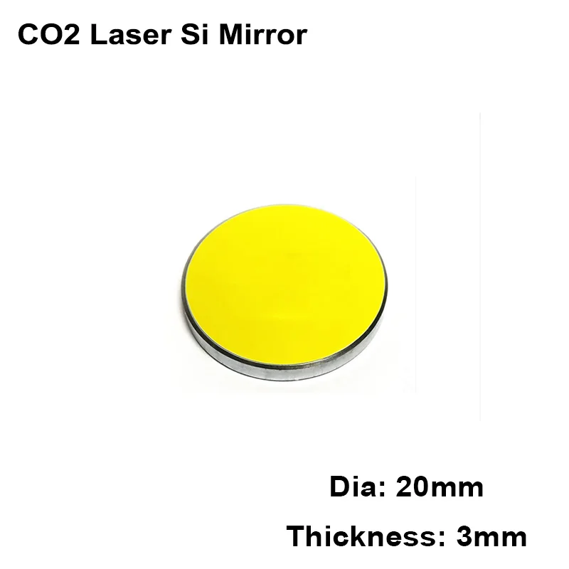 3 шт. кремниевое Si лазерное зеркало диаметром 20 мм 25 мм Отражатель отражающих линз CO2 гравировальный станок для резки лазерный гравер детали ... от AliExpress WW