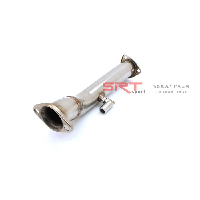 

auto exhaust system for honda fit jazz middle & tail exhaust catback with quad double tip