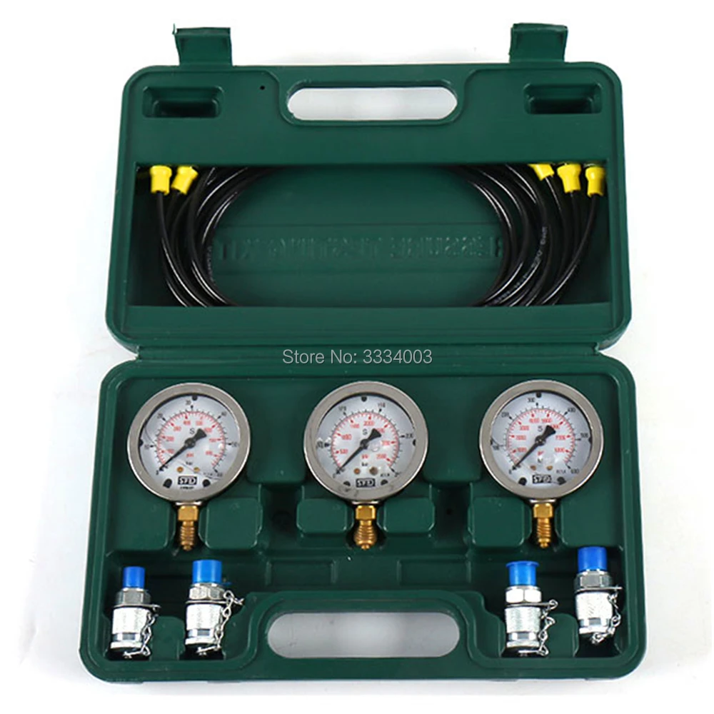 Фотографический гидравлический манометр испытательный шланг для экскаватора