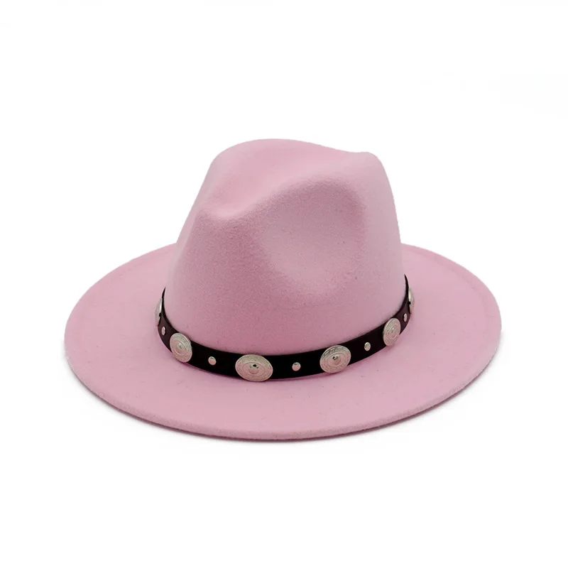 Трендовая шляпа-трилби из искусственной шерсти с широкими полями для мужчин и