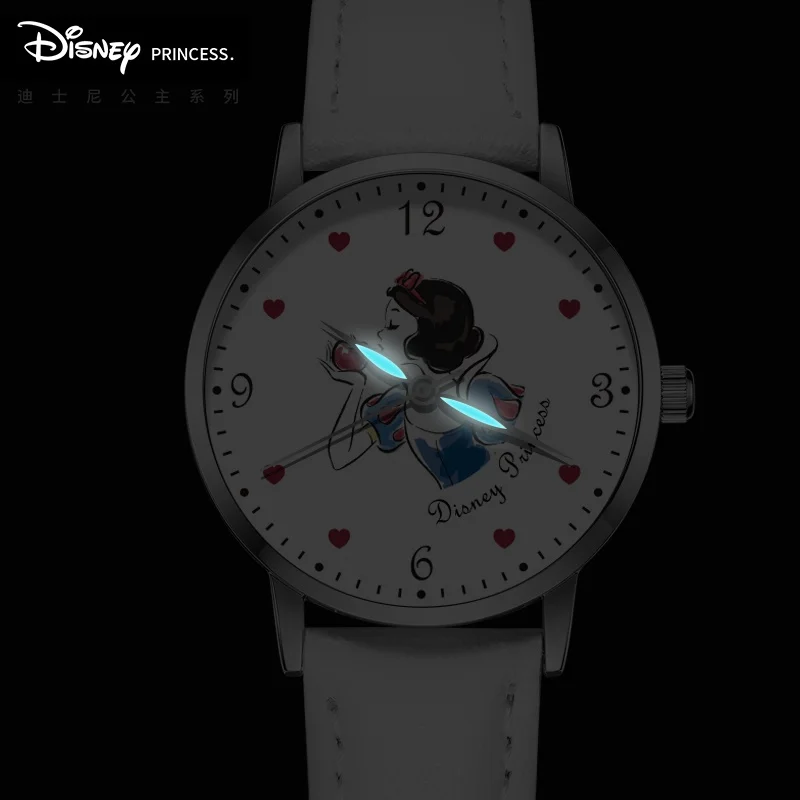 Оригинальные детские часы Disney с белоснежным рисунком модные милые