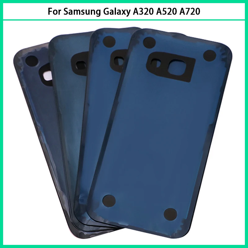Для Samsung Galaxy A3 A5 A7 2017 A320 A520 A720 Задняя стеклянная дверь крышка батареи задний корпус