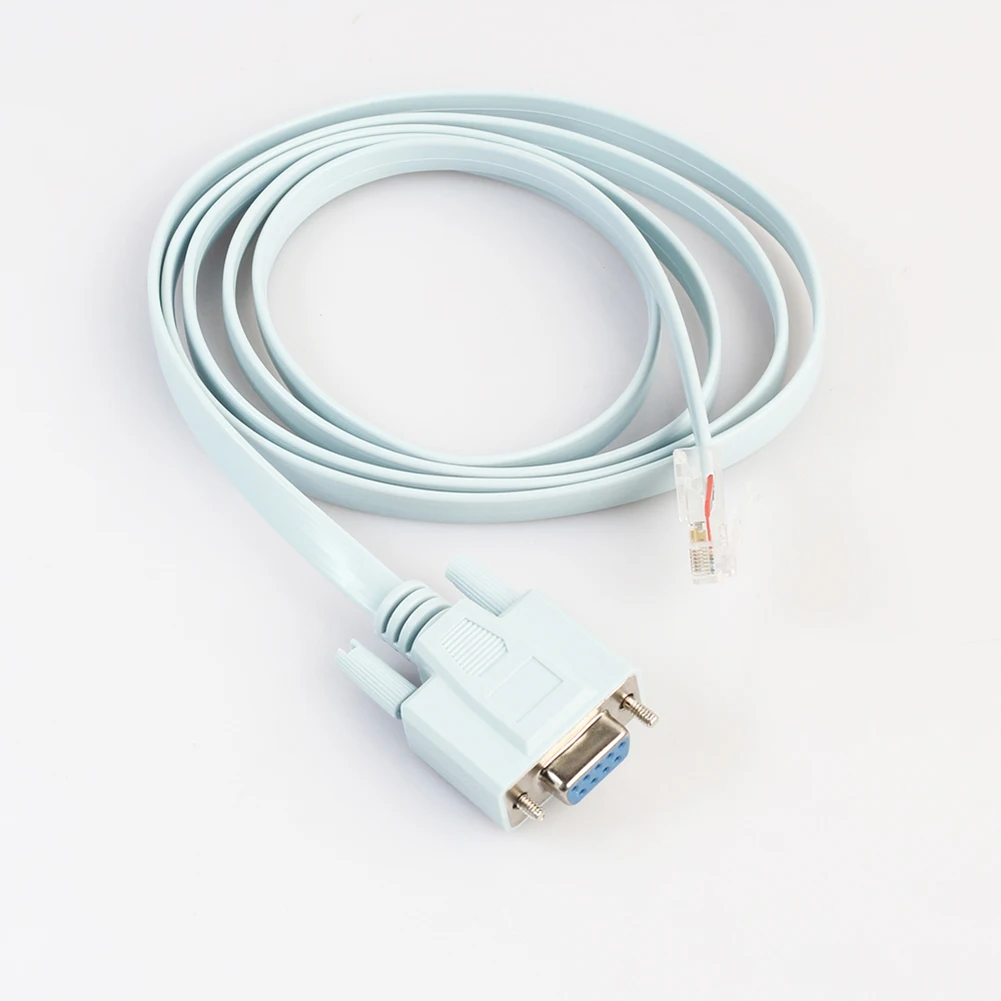 Последовательный кабель для консоли Ethernet 5ft 9Pin DB9 RS232 к RJ45 Cat5 переворот Cisco