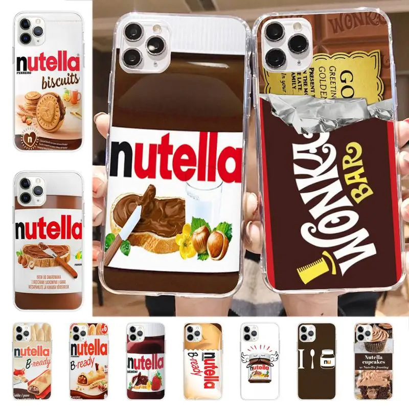 

Yinuoda Chocolate Nutella Phone Case for iPhone 11 12 13 mini pro XS MAX 8 7 6 6S Plus X 5S SE 2020 XR case