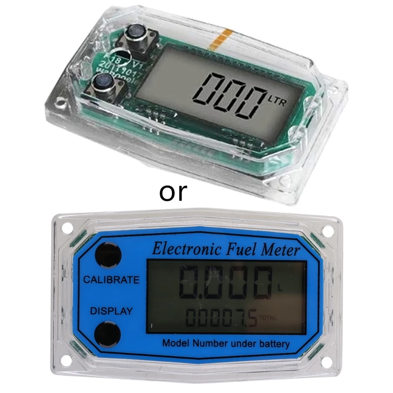 

Turbine Flow Meter Electronic Digital Flow-Meter Meter Display chip /Accessory/ Liquid Water Die sel Gasoline Methanol