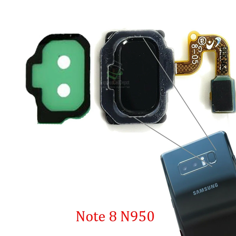 Кнопка "домой" датчик отпечатков пальцев для Samsung Note 8 N950 N950F оригинальный
