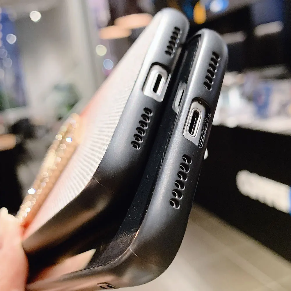 Милый градиентный чехол KISSCASE для Samsung Galaxy S7 Edge S8 s9 s10 зеркальный с блестящим