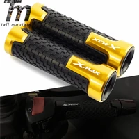 new with logo xmax motorcycle handle grip ends handlebar grips for yamaha xmax300 x max 300 2017 2018 2019 2020