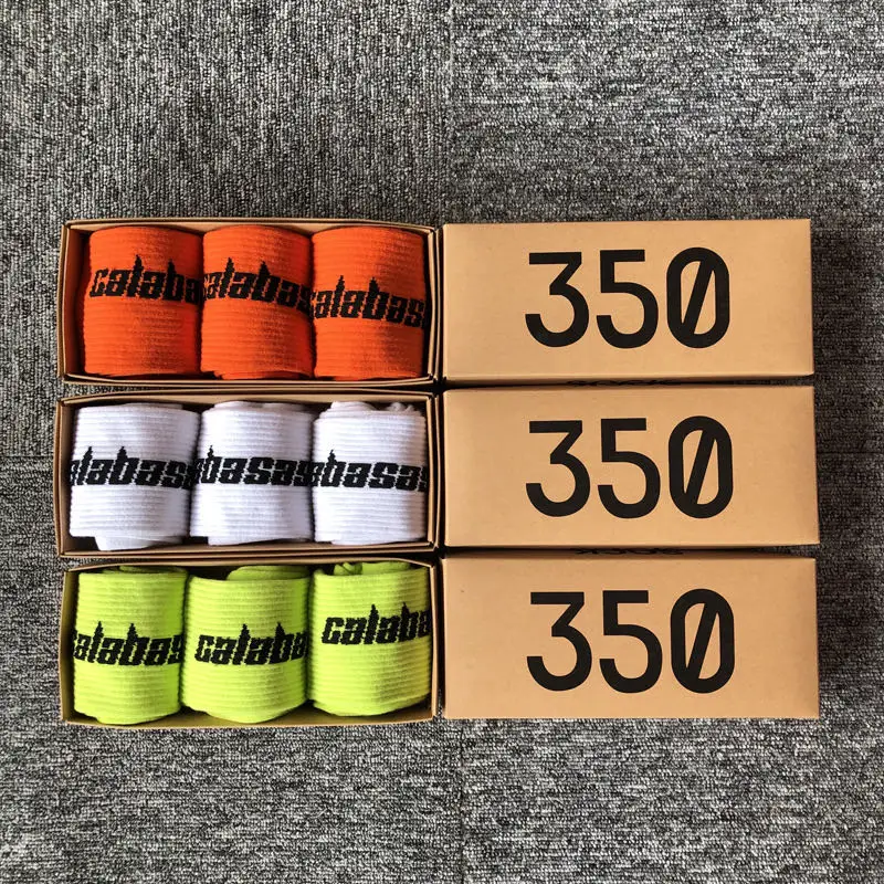 3 пар/кор. модный запас 350 стиль 350V2 мужские уличные европейские хип хоп подходящие