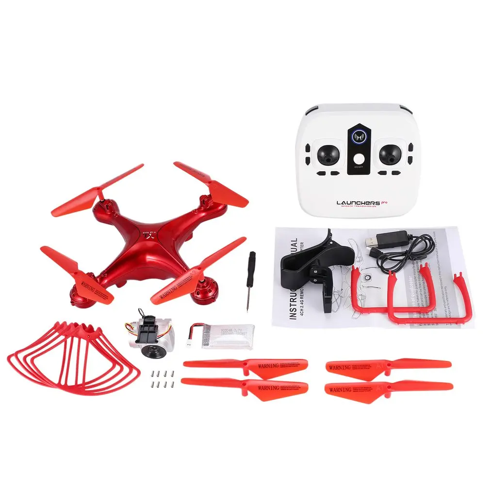 Дрон S28 с WiFi камерой 0 3 МП в режиме реального времени FPV Квадрокоптер HD камера 4CH RC