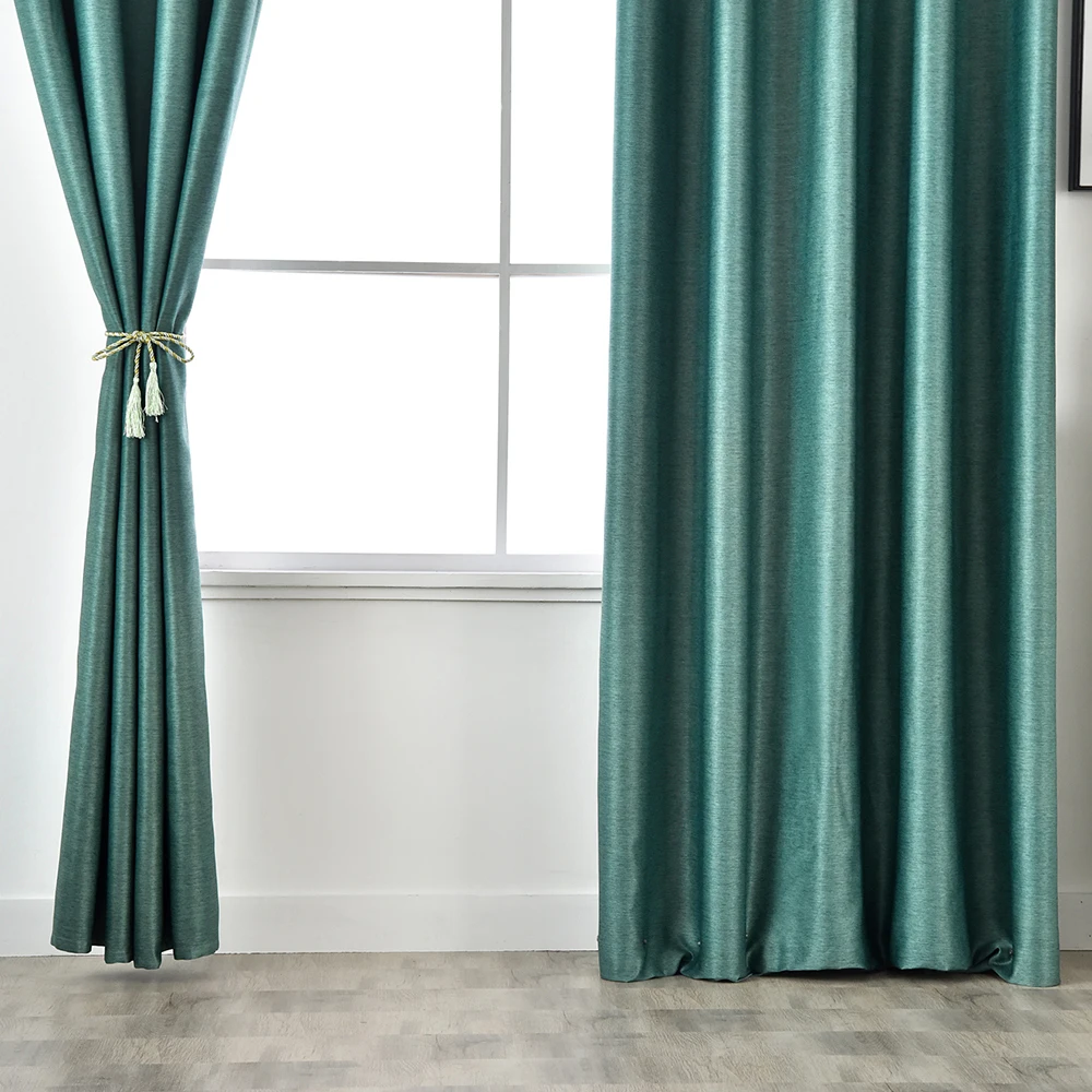 1 шт. однотонные высококачественные драпировки затененные современные шторы