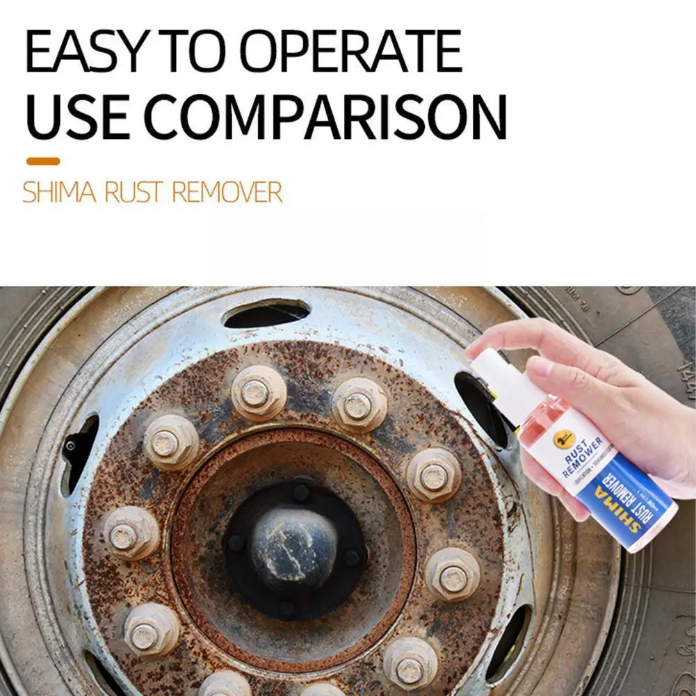 

80ml Rust Remover Door Window Rust-proof Lubricant Wheel Prevention Metal Rust Oxidation Lubrication Cleaning Hub Spray A8P3