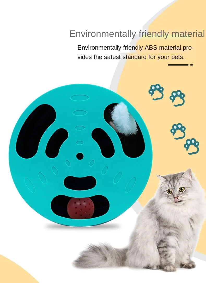 Игрушка для охоты на кошек погоня за мышью USB-зарядка интерактивный лабиринт Хит