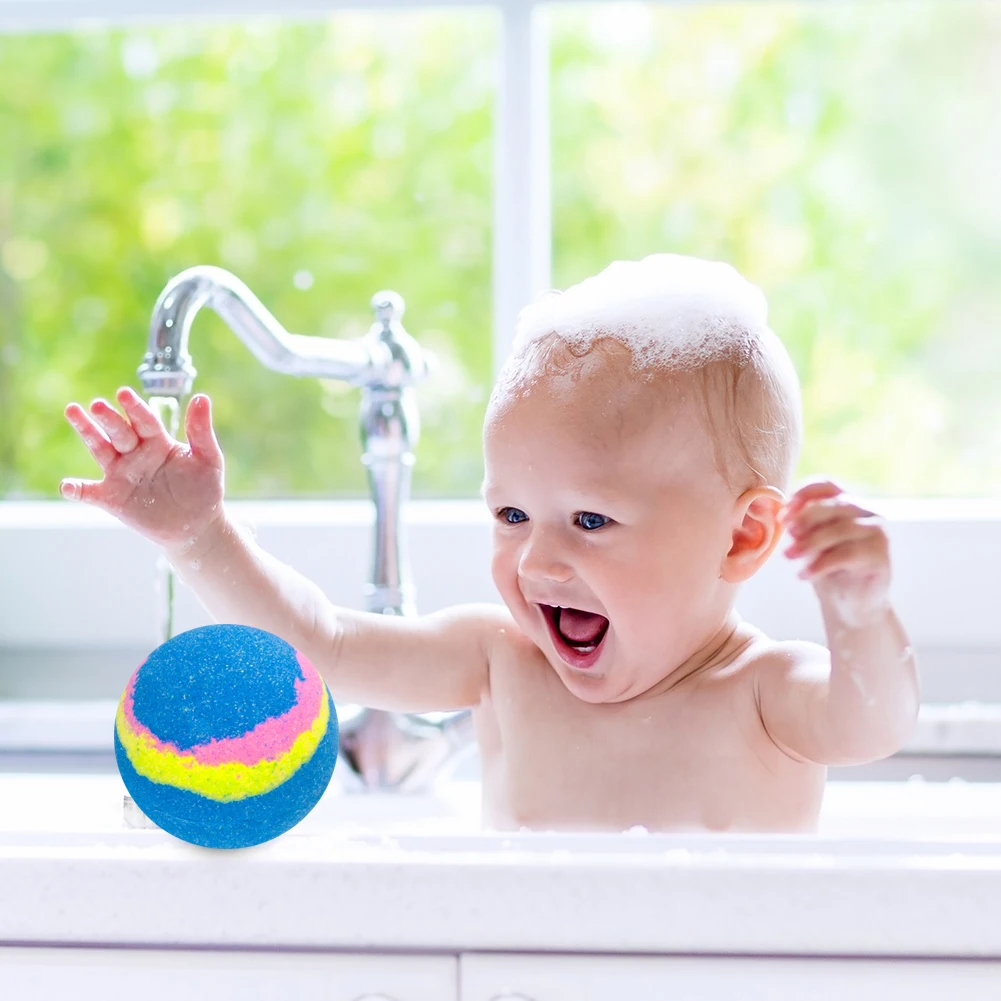 

Шар из морской соли, блестящие шарики для глубокого очищения эфирных масел, шарики для ванны, уход за кожей для домашнего использования, укр...