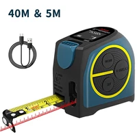 laser rangefinder dtape dt10 40mlaser tape measure digital telescopic 5m laser rangefinder ruler measuring tool