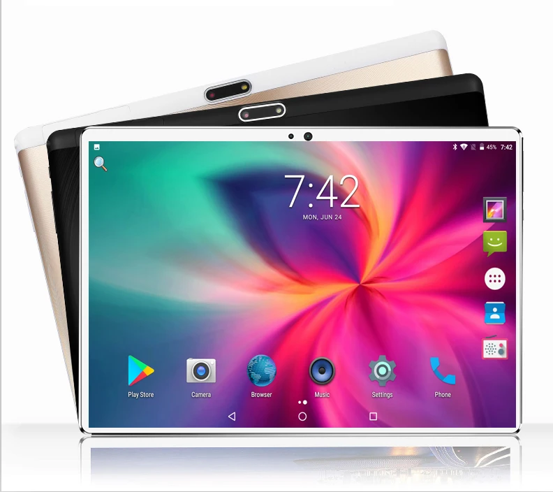 

2021 New 10 Inch Tablet Pc Android 9.0 Quad Core CE Brand 3G Phone Call Dual SIM Laptop WiFi FM 6GB + 128GB 10.1 Inch Tablet