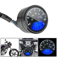 motorcycle panel speedometer led multi function digital indicator tachometer fuel meter universal night vision dial odometer