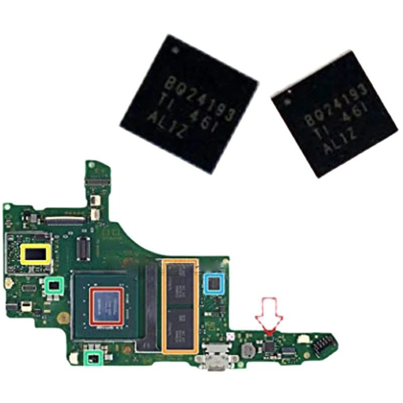 BQ24193 AV IC чип материнская плата Изображение Блок питания Замена для коммутатора