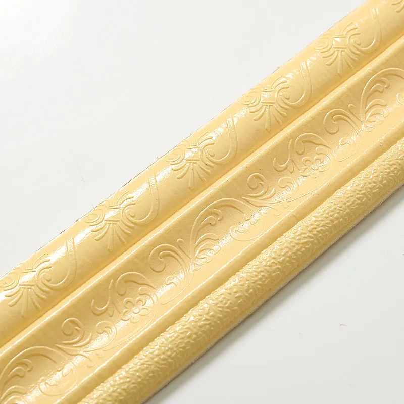 Отделка стен линии плинтуса границы 3D узор стикер декор самоклеющиеся