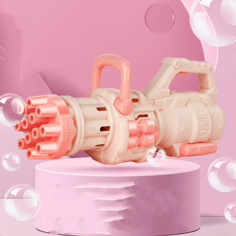 

Shaking sound with children's electric bubble machine porous Gatlin bubble gun floor stall toy wholesale dolphin kids toys