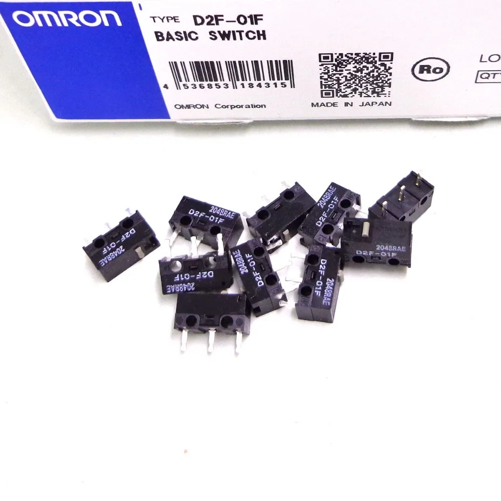Мышь OMRON micro switch 10 м 20 с разъемом в форме буквы D2F (50 м) микро-переключатель D2FC-F-7N