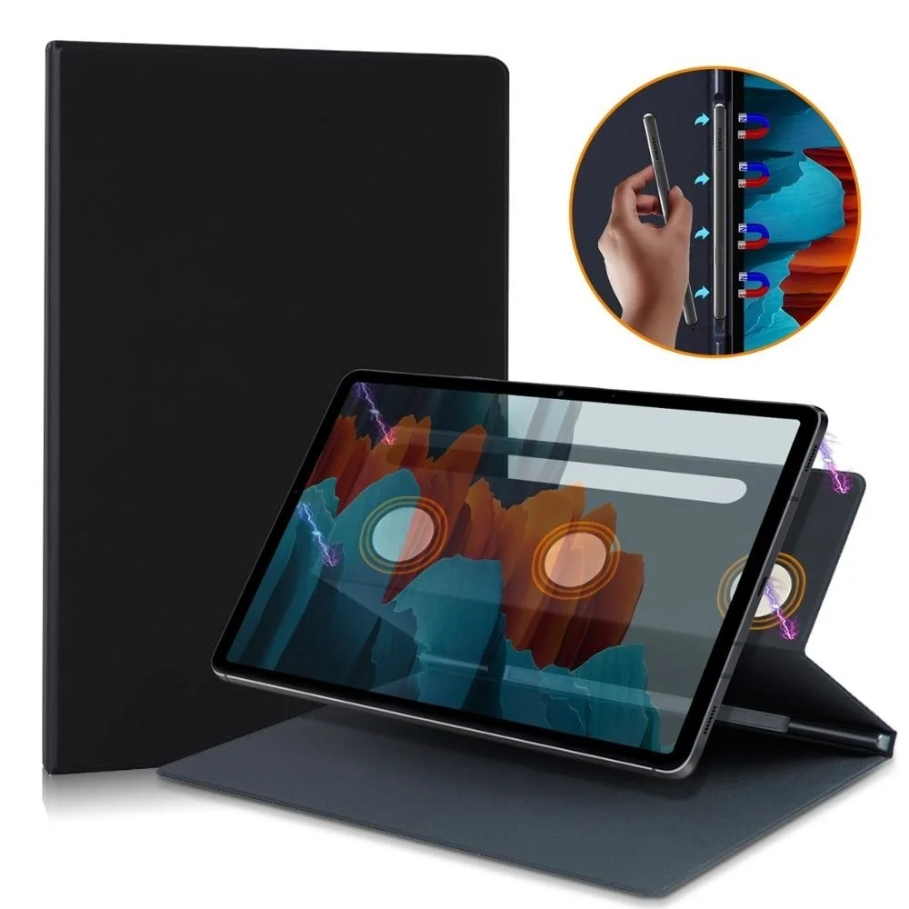 

Чехол для Samsung Galaxy Tab S7 Plus, чехол с держателем для карандашей для galaxy tab s7 fe SM-T870 T875 T970 T975 T736, чехол